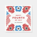 Search for red white and blue napkins 4th of july