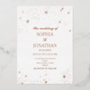 Search for gold foil pressed wedding invitations Simple