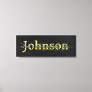 Search for name canvas prints Black
