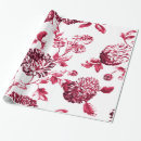 Search for red toile wrapping paper White