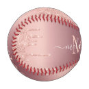 Search for monogrammed baseballs Gold