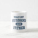 Search for worlds best husband and father mugs Dad
