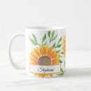 Search for sunflower yellow mugs Sunflowers