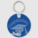 Search for sons graduation key rings Blue
