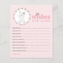 Search for wishes for baby advice cards Pink