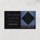 Search for denim fabric business cards Sewing