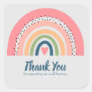 Search for thank you rainbow stickers Minimalist