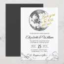 Search for crescent moon wedding invitations Elegant