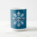 Search for white snowflake mugs Blue