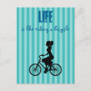 Search for life cycle postcards Cyclist