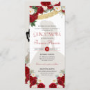 Search for red and gold quince invitations Elegant