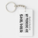 Search for pronouns key rings Gender