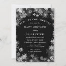 Search for chalkboard baby shower invitations Snowflake