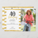 Search for 40 and fabulous 40th birthday invitations Modern