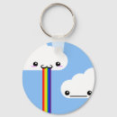 Search for cartoon clouds key rings Rainbow