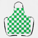 Search for green pattern aprons Geometric