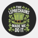 Search for leprechaun stickers Patricks