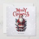 Search for square christmas cards Santa