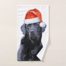 Search for black santa towels Merry christmas