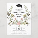 Search for whimsical graduation invitations Floral