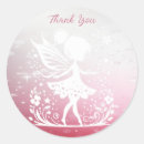 Search for fairy baby shower stickers Thank you