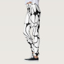 Search for black and white flowers leggings For her