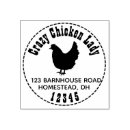 Search for funny rubber stamps Hen