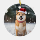 Search for shiba inu christmas tree decorations Dog