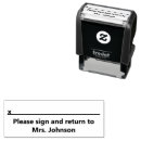 Search for please sign rubber stamps Teacher