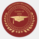 Search for red black graduation stickers University