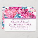 Search for stylish 50th birthday invitations Pink