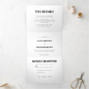 Search for modern suite wedding invitations Black and white