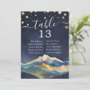 Search for seating chart table cards Gold foil