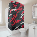 Search for red and black shower curtains Bold