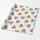 Search for emoji poop wrapping paper Rainbow