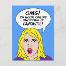 Search for funny shops postcards Retro