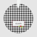 Search for red and black buffalo plaid christmas tree decorations Festive