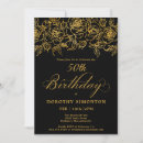 Search for rose gold 50th birthday invitations Stylish