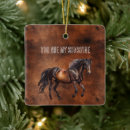 Search for horses christmas tree decorations Brown