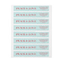 Search for blue dots return address labels Red