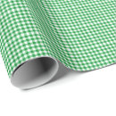 Search for green gingham wrapping paper Bright