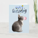 Search for kitten birthday cards Animal