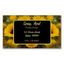 Search for sunflower business cards Colourful