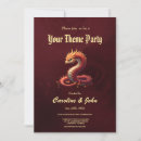 Search for fantasy halloween invitations Dragon