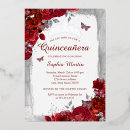 Search for red butterfly invitations Foil