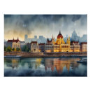 Search for budapest travel posters Watercolor