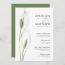 Search for elegant white lilies invitations Green