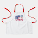 Search for patriotic kids aprons Usa