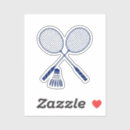 Search for badminton club stickers Sports