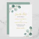 Search for eucalyptus wedding save the dates Simple